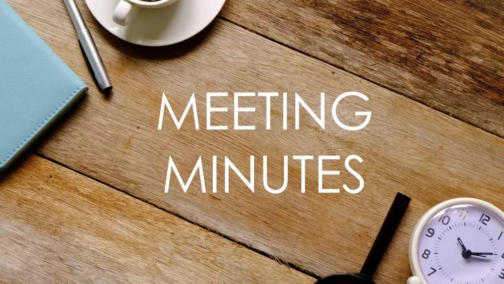 Meeting minutes widescreen