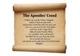 The Apostles' Creed